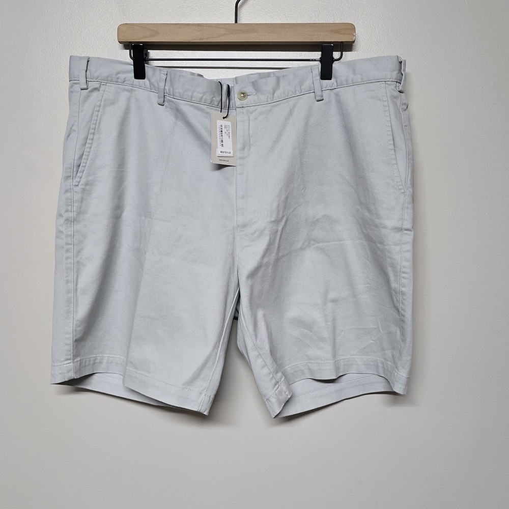 Peter Millar Khaki Pilot Twill Shorts ME0B05 Men's 8" Inseam Sz 40 $115 LT Gray